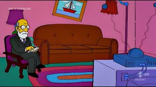 The Simpsons  Freud couch gag [upl. by Ydrah]