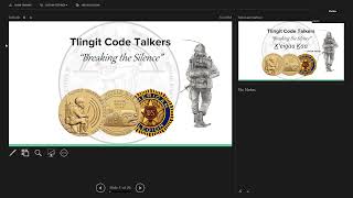 Tlingit Code Talker Presentation  Vince Winter  10162024  Sitka Historical Society amp Museum [upl. by Ainotna]