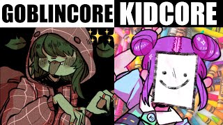 IF AESTHETICS WERE PEOPLE  pt 2 goblincore Y2K kidcore  more [upl. by Aihsik26]