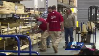 Upstate Lowes store hires veteran and his lifechanging dog [upl. by Dnumyar695]