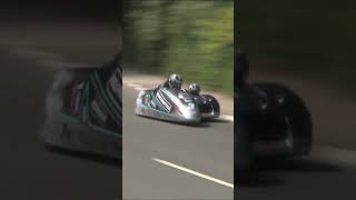 That Honda was singing 🎵  Isle of Man TT Races sidecars sidecar isleofman [upl. by Aninat]