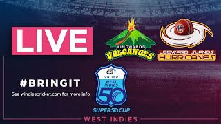 🔴 LIVE Windward Islands v Leeward Islands  CG United Super50 2023 [upl. by Horten]