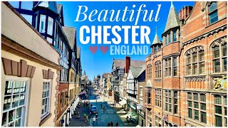 Beautiful Chester England  perfect day trip from Liverpool andor Manchester [upl. by Poock466]