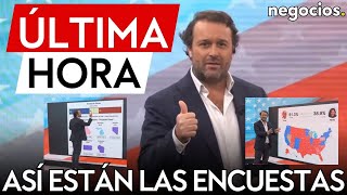 ÚLTIMA HORA  ELECCIONES EEUU Así están las encuestas y estos son los temas centrales [upl. by Rusert]