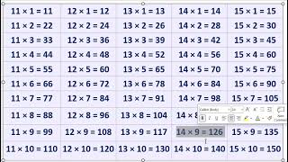 Table 2 to 20 table 2to10table inenglish [upl. by Einallem]