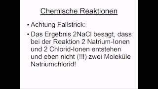 Chemische Reaktionen [upl. by Marchak]