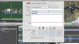 How to finalize and publish project in iMovie 11 Step 13 [upl. by Annauqal]