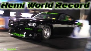 ProCharged Hemi Challenger Blasts 200MPH Quarter Mile  World Record [upl. by Yatnuhs]