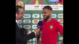 Sofiane Boufal  EN FRANCAIS SIL TE PLAIT  il a électrocuté le journaliste ° [upl. by Notsgnik]