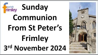 3rd November Frimley St Peters [upl. by Gemperle871]