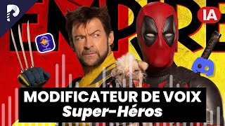 Comment changer de voix avec lIA Modificateur de voix Deadpool amp Wolverine [upl. by Rupert]