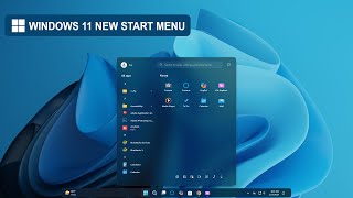 Start Menu Redesign  Windows 11  New Start Menu For Windows [upl. by Idnir]