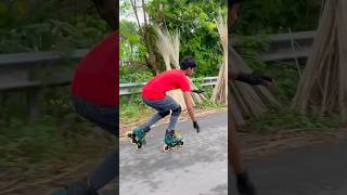 Skate skill 👍 rollerskating trending hasanskating ytshorts skater viralvideos skatelife [upl. by Eikcuhc4]