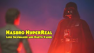 UNBOXING HASBRO HyperReal Darth Vader and Luke Skywalker [upl. by Sayers]