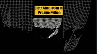 Realistic Cloth Simulation in Pygamegamedev [upl. by Puglia]