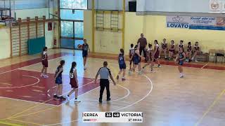 20241103 Under 15 femminile Pallacanestro Cerea  Victoria [upl. by Apicella129]