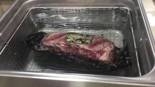 Sous Vide beef Chuck by using Ultrasonic Sous Vide cooker SVU20LA [upl. by Adnamar]