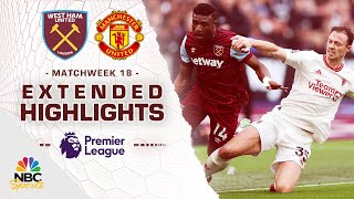 West Ham United v Manchester United  PREMIER LEAGUE HIGHLIGHTS  12232023  NBC Sports [upl. by Drofdeb111]