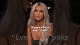 Everyone Looks Better Blonde makeyoumine madisonbeer viral fyp shorts kimkardashian [upl. by Wagstaff519]