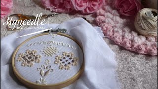 Hardanger embroideryВишивка хардангер [upl. by Yelnahs]