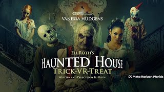 I tried Eli Ross trick vr treat haunted house experiencescary [upl. by Lazarus520]