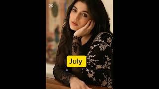 Aafat episode 56 Laiba Khan best 2024 looks for each month laibakhan aafat ost shorts [upl. by Elakram]