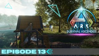 ARK Survival Ascended EP13  Building a Greenhouse [upl. by Norramic585]