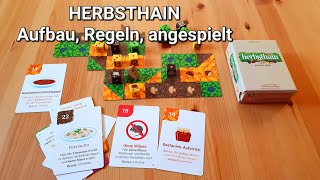 Herausforderndes Kartenlegen in HERBSTHAIN  brettspielvibes [upl. by Alegnaoj699]