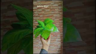 DIY fake plant from waste materials 😱  shorts art diy [upl. by Asemaj794]