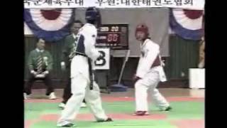 Korean TKD Nationals Feather Weight Finals [upl. by Agnella]