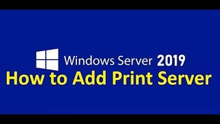 Print server configuration in Server 2019  Print Server Configuration in Hindi  Print Server 2019 [upl. by Kieger]