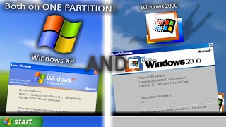 Dualbooting Windows XP amp 2000 on the same Partition [upl. by Aleina]