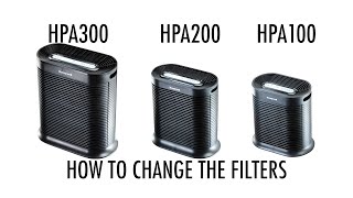 Honeywell HPA100 HPA200 amp HPA300  HOW TO CHANGE THE FILTERS [upl. by Asille659]