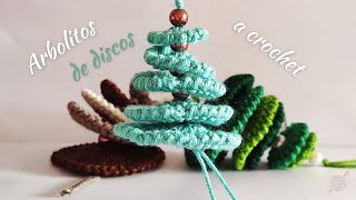 ARBOLITOS de navidad a CROCHET  Paso a paso en ESPAÑOL [upl. by Hild]