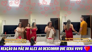 Reação da Mãe do Alex ao Descobrir que Será Vovó 😅 [upl. by Coreen580]