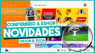 NOVIDADES DA ESHOP nessa semana no NINTENDO SWITCH Conferindo tudo na 1° semana de Agosto de 2024 [upl. by Eicul]