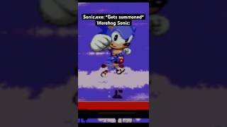 Werehog Sonic reacts to Sonicexe being summoned shorts [upl. by Amak666]