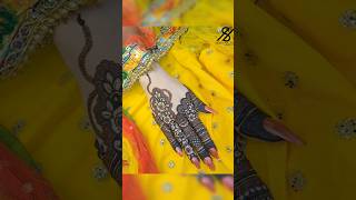 Back side mehndi design mehndi hennatattooart hennadesign trending viralvideo [upl. by Nomor786]