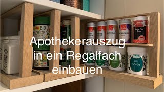 Apothekerschrank für Regalfach selber bauen [upl. by Dot]