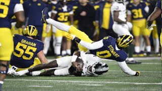 Michigan win over Michigan State ends with punches thrown [upl. by Selena]