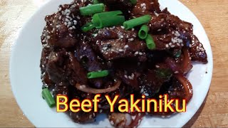 BEEF YAKINIKU RECIPE [upl. by Sclater]