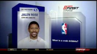 LeBron James Crab Dribble  Jalen Rose Explains on ESPN [upl. by Anastasio]