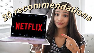 my TOP 20 NETFLIX RECOMMENDATIONS aka the best shows to BINGE WATCH during quarantine [upl. by Swope]