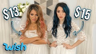 Trying on Wedding Dresses Under 20 from WISH This is what we got [upl. by Tamaru]