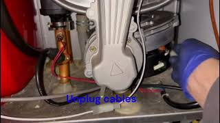 Fault E160 on Potterton  Baxi  Main boiler  How to replace Fan Assembly step by step [upl. by Gavrah469]