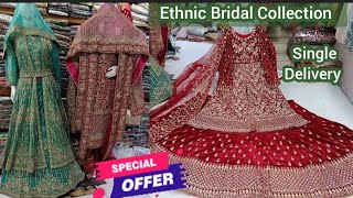 Ethnic Bridal Khada Dupatta Sharara Lehenga Long Koti Heavy Bridal Collectionhyderabadshopping [upl. by Enirtak]