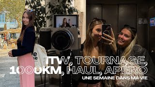 ITW TOURNAGE 1000KM HAUL APÉRO  une semaine dans ma vie [upl. by Holcman855]