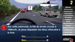 Code de la route 👍 2024🕗 Code de la route 🇫🇷 Sérié 92 Q 01 à 40 Panneaux de signalisation [upl. by Berl974]