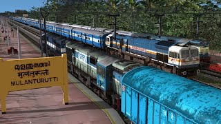 Double ENGINE ALCO POWER  HARDEST HONKING  Train Simulator 2024 [upl. by Llewsor]