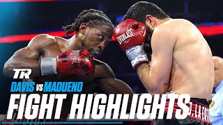 Keyshawn Davis In Huge Drama Fight Vs Miguel Madueno  FIGHT HIGHLIGHTS [upl. by Prior]